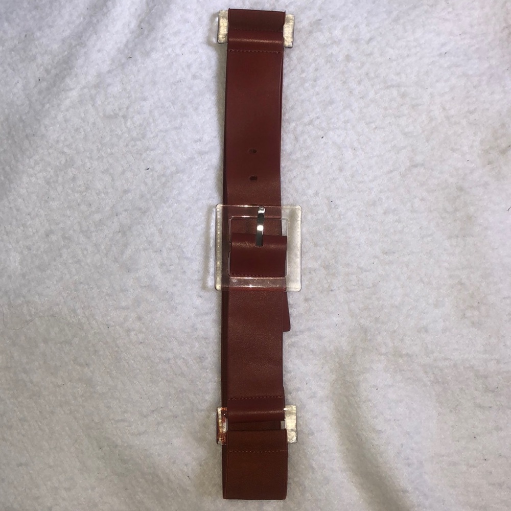 J.McLaughlin•Adjustable Belt Brown Stretch Belt